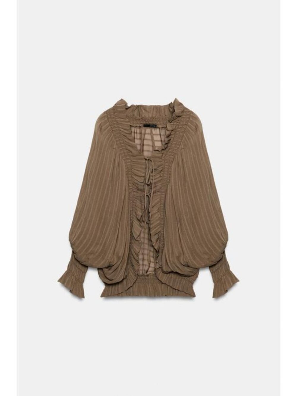ZARA ZW COLLECTION RUCHED BLOUSE 2488/202/700